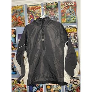 Vintage 90s Nike Zipper Spellout Windbreaker Size Medium